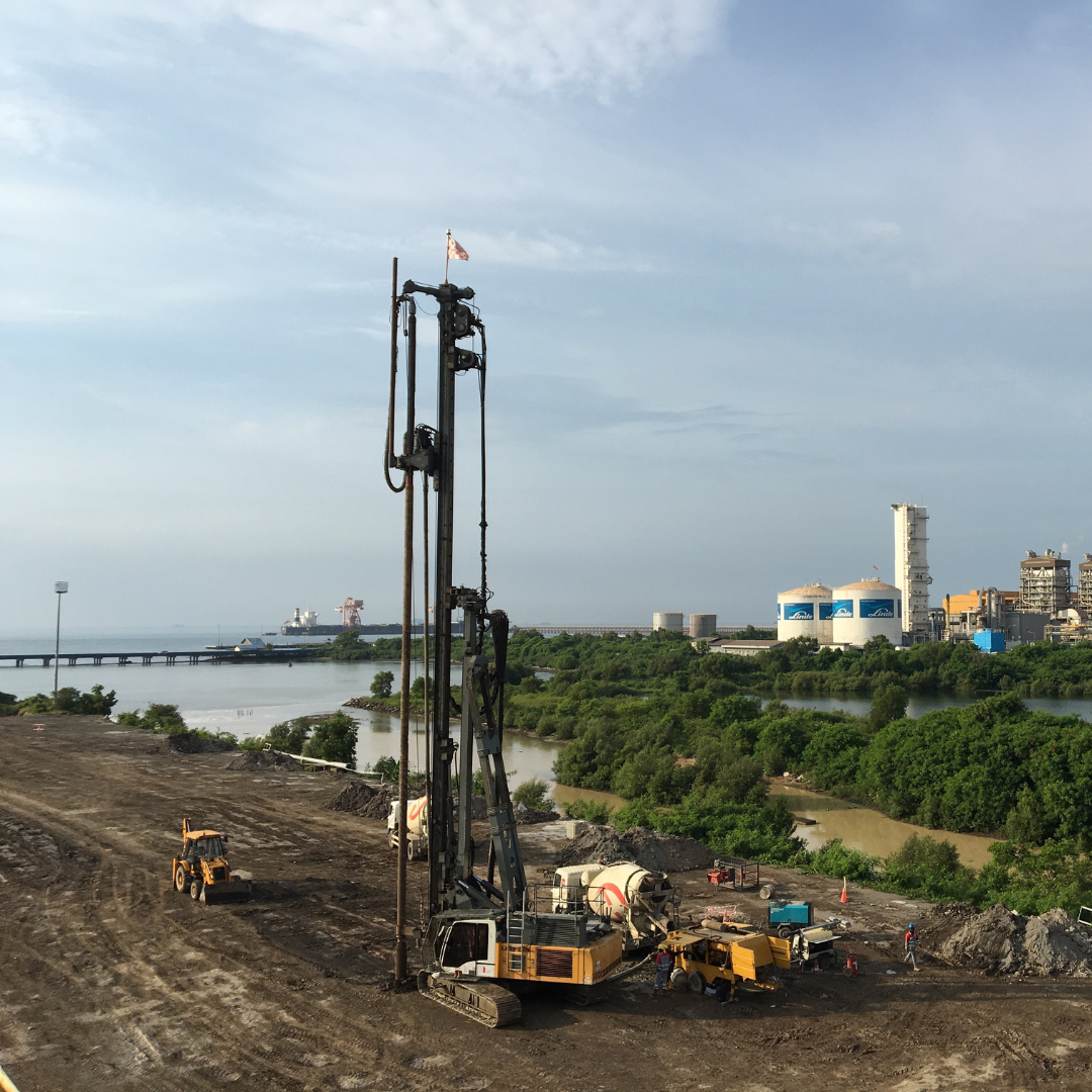 Indonesia - Stockyard Harbour Krakatau Steel - Ground Improvement